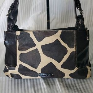 Vintage Nine&Co Giraffe Print Bag